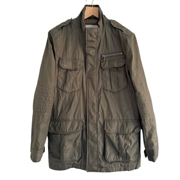 Marc New York By Andrew Mark Men's Sz M Green Military Jacket - Picture 1 of 13